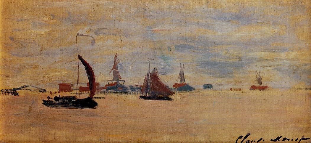 View Of The Voorzaan — Claude Monet