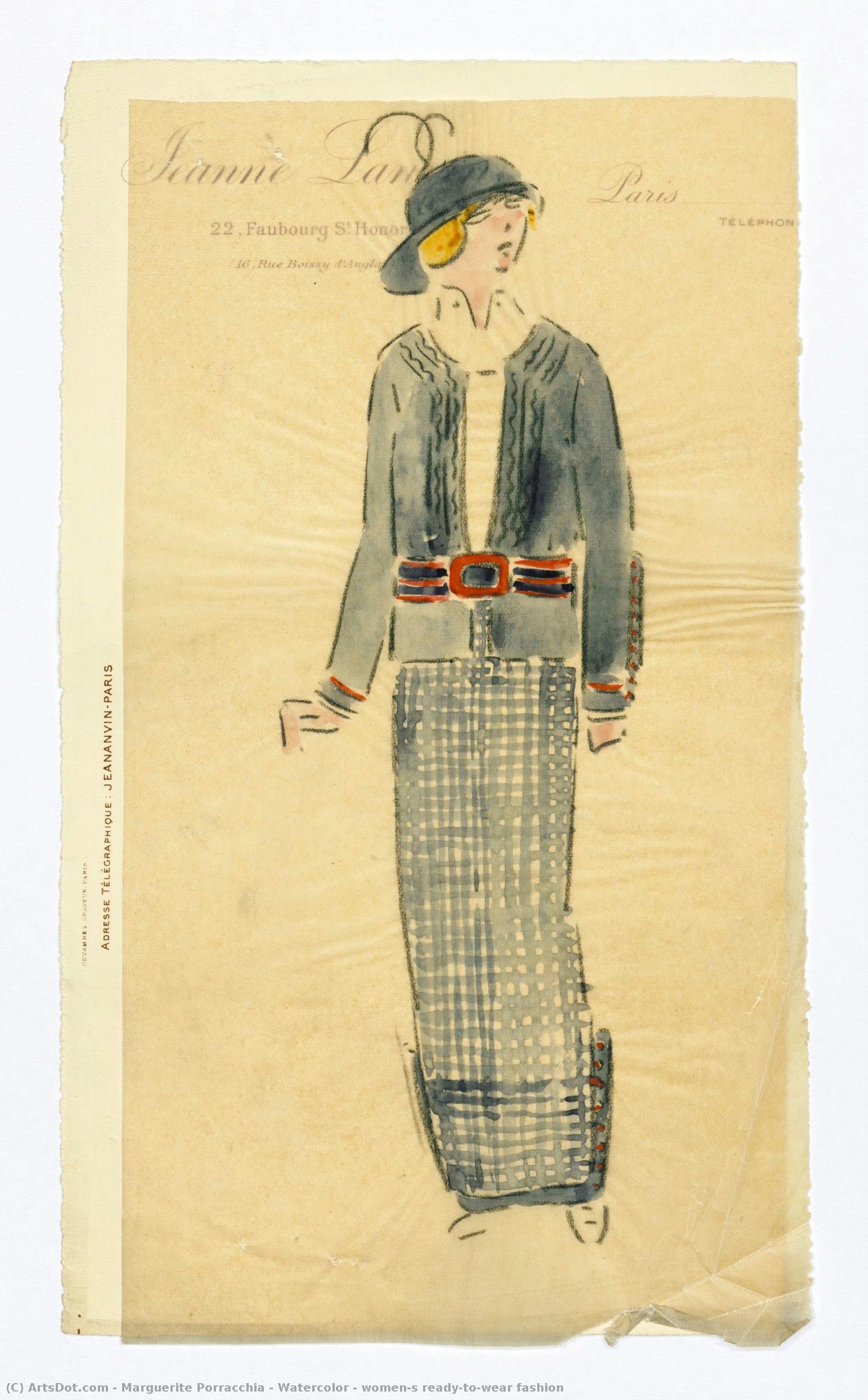 Watercolor — Women’s Ready-to-wear Fashion — Marguerite Porracchia