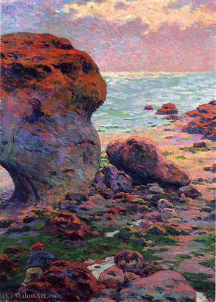 Rocks At Yport — Emil Schuffenecker