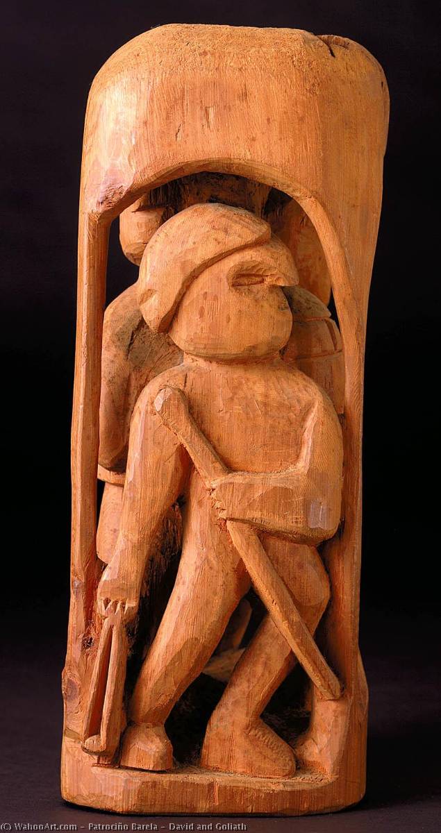 David And Goliath — Patrociño Barela
