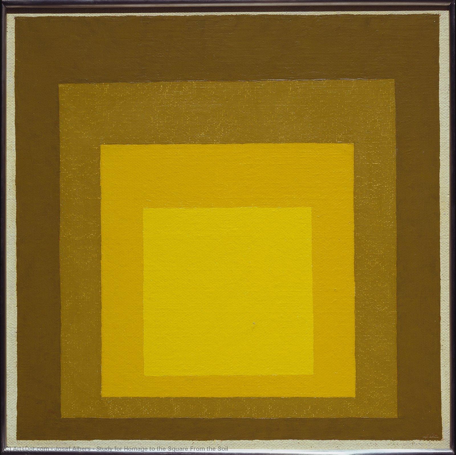Study For Homage To The Square From The Soil — Josef Albers