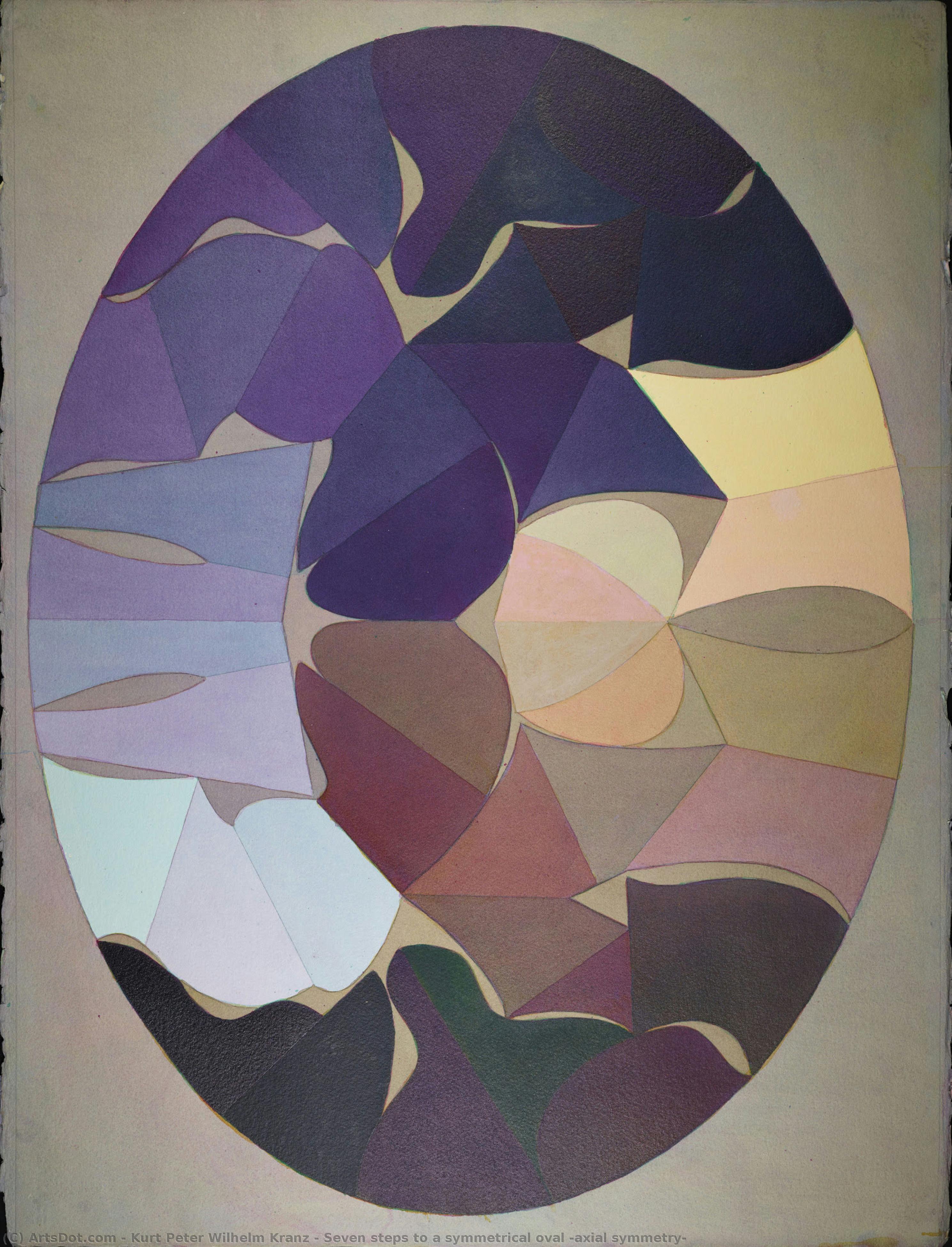 Seven Steps To A Symmetrical Oval (axial Symmetry) — Kurt Peter Wilhelm Kranz