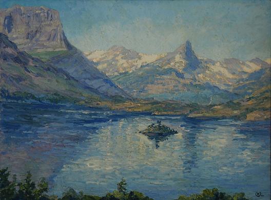 Lake St. Mary, (painting) — Mary Agnes Yerkes