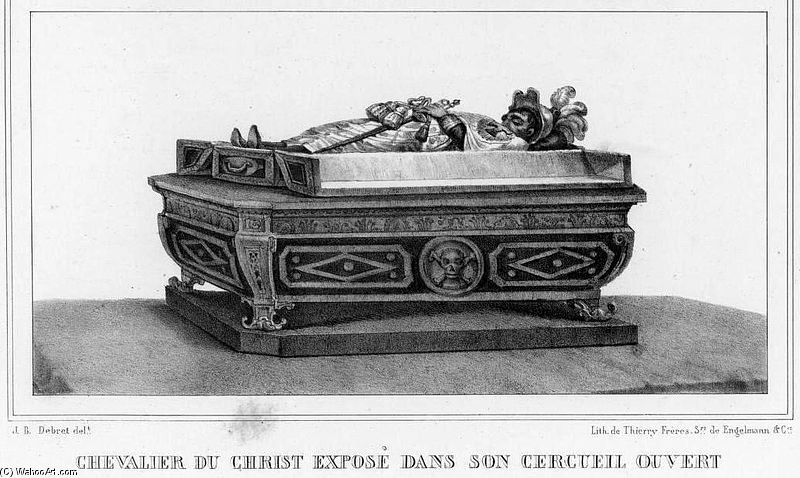 Body Of Knight Of Christ On View During A Funeral In The Empire Of Brazil — Jean-baptiste Debret