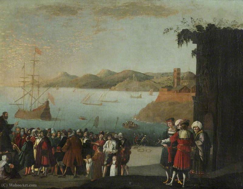 Port Scene — Agostino Tassi