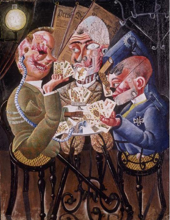 Die Skatspieler. Skat Players — Otto Dix