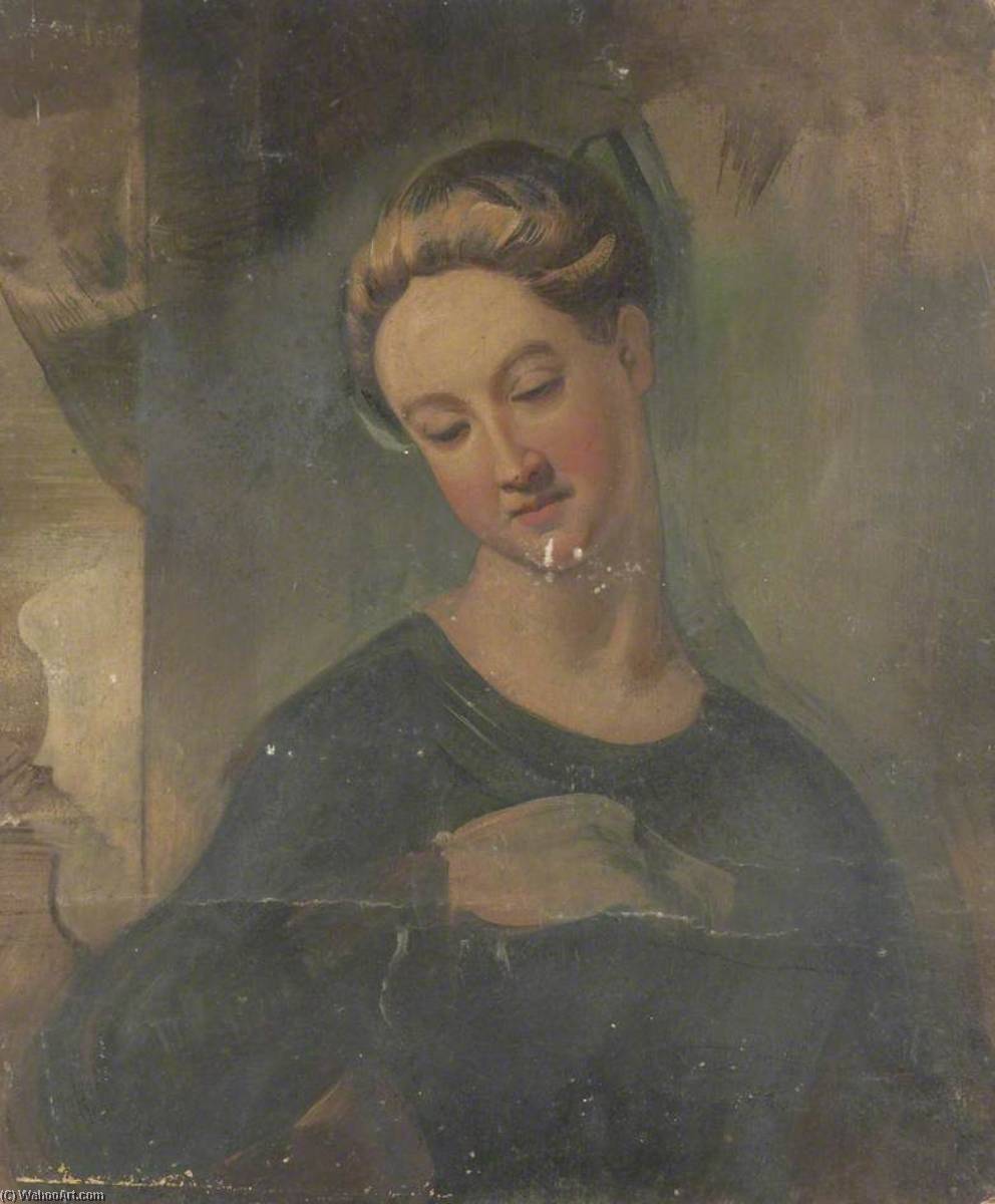Portrait Of A Woman (unfinished) — George Sheffield Senior