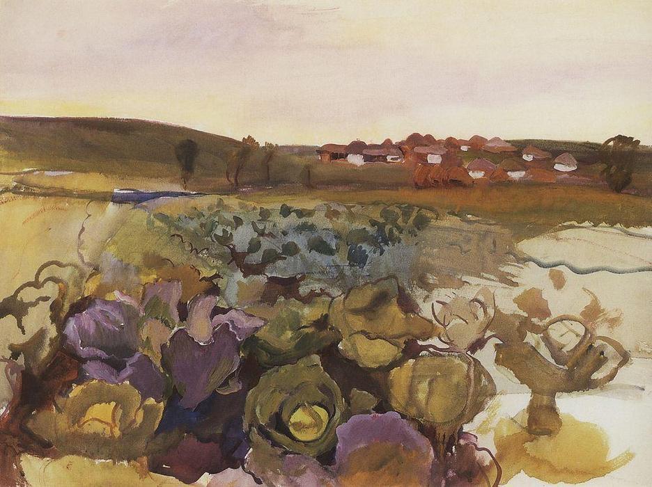 Cabbage. Village Neskuchnoye — Zinaida Serebriakova