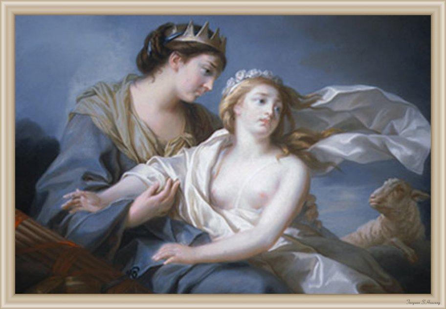 Innocence Seeking Refuge In The Arms Of Justice — Louise Élisabeth Vigée Le Brun