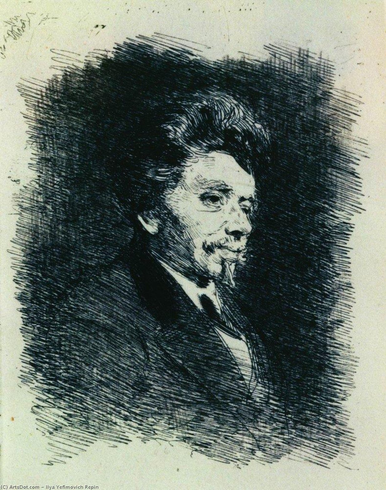 Portrait Of P. Schindler — Ilya Yefimovich Repin