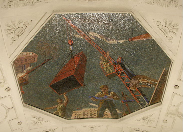 Mosaic Art For Metro Station ''novokuznetskaya'' — Aleksandr Deyneka