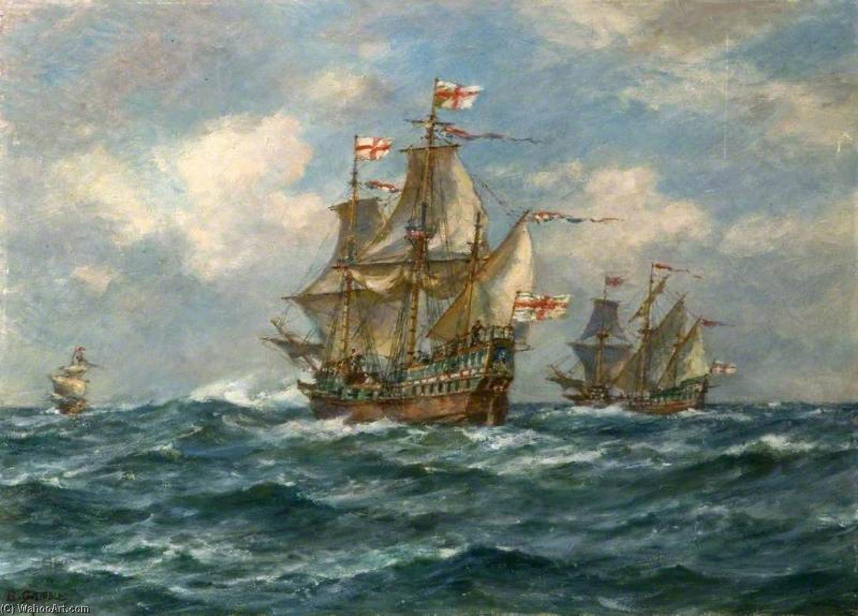 The 'golden Hind' Sails Another Great Enterprise, 13 December 1577 — Bernard Finnigan Gribble