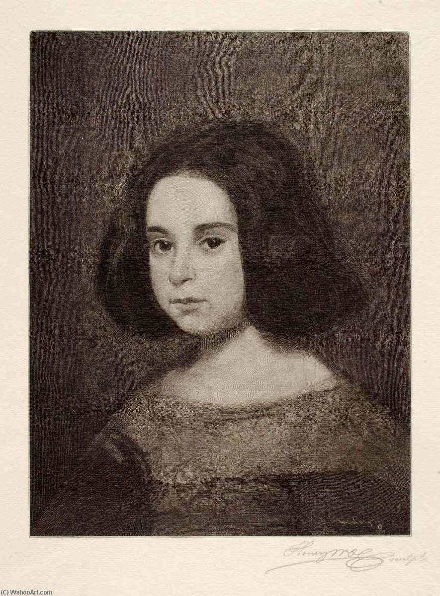Portrait Of A Young Girl — Henry Wolf