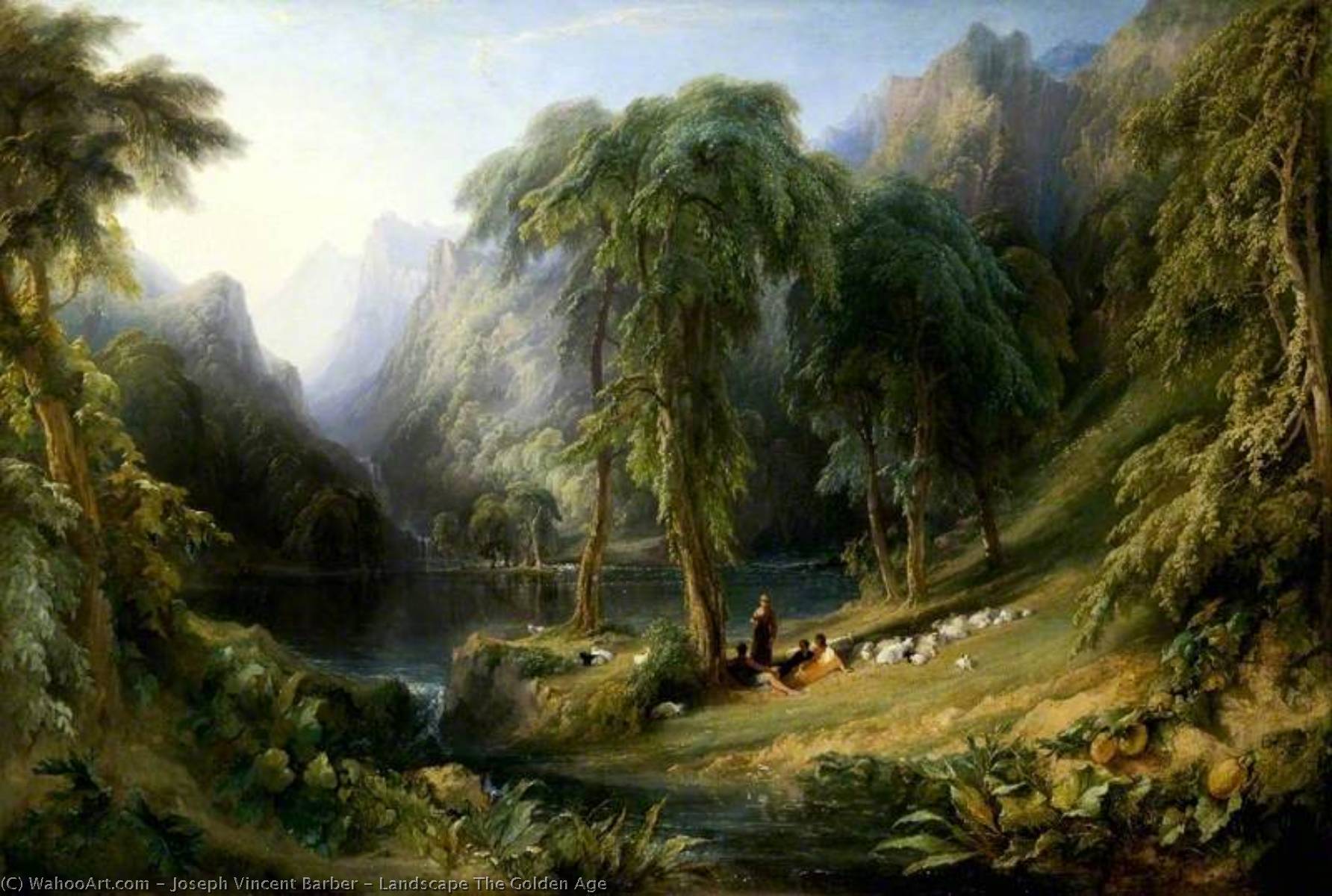 Landscape The Golden Age — Joseph Vincent Barber