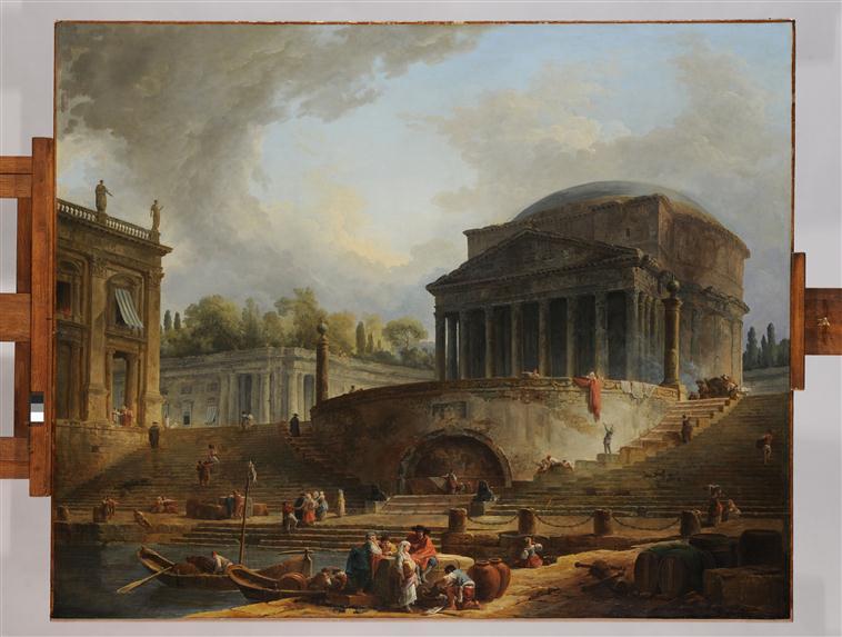 Le Port De Ripetta — Хуберт Роберт
