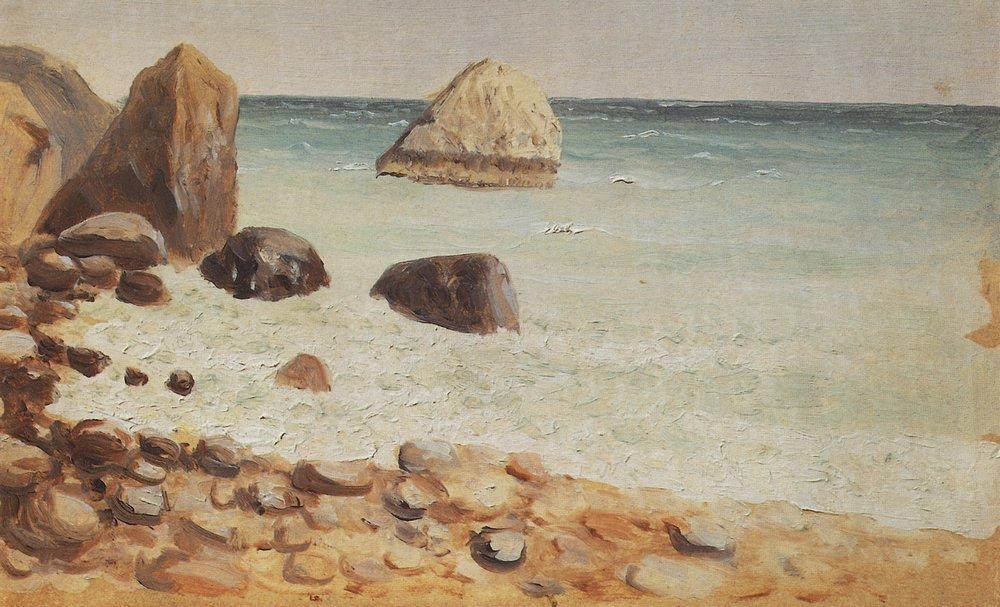 Rocky Seashore. Crimea — Arkhip Ivanovich Kuindzhi