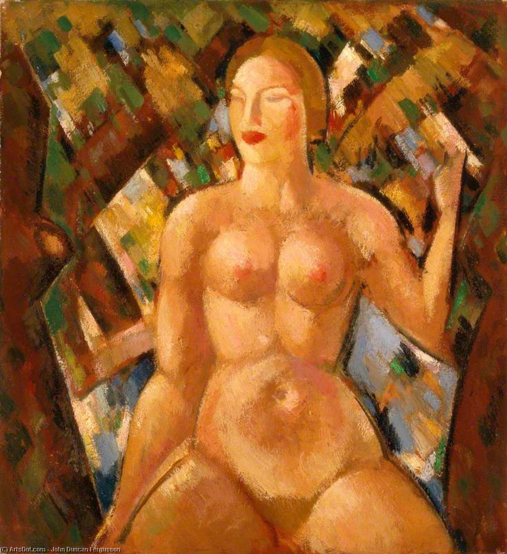 Seated Nude Among Trees — John Duncan Fergusson
