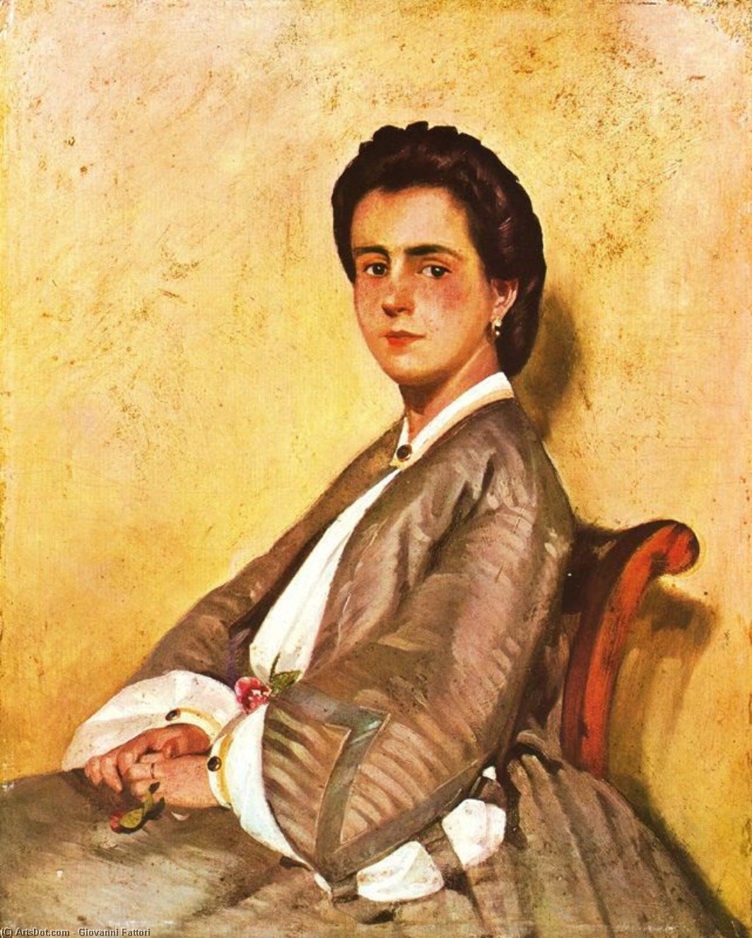 Retrato De La Prima Argia — Giovanni Fattori