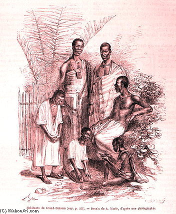 Inhabitants Of Grand-bassam — Adrien Emmanuel Marie