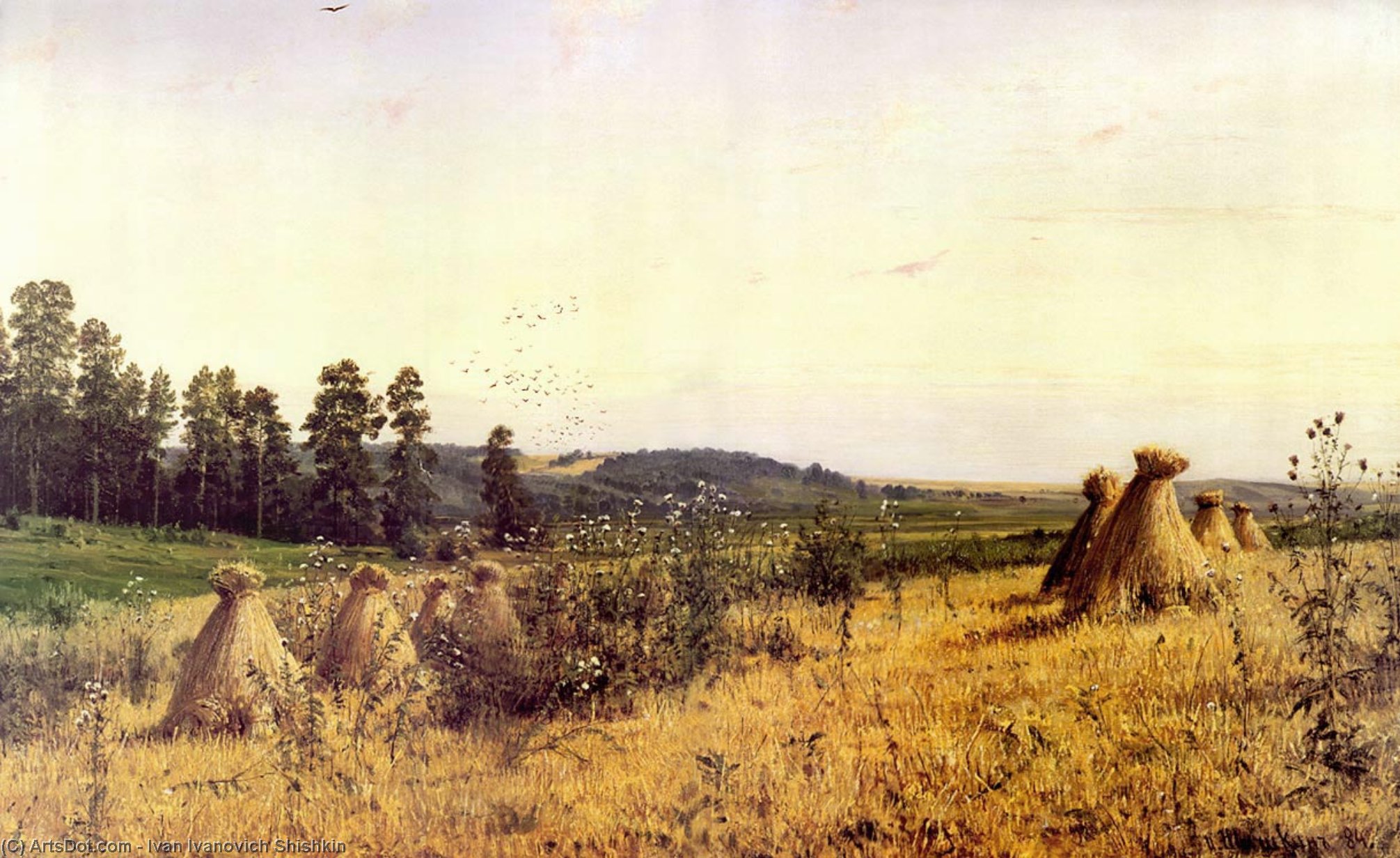 Landscape In Polessie — Ivan Ivanovich Shishkin