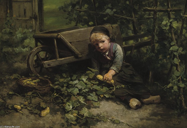 Playing In The Garden — Johan Mari Henri Ten Kate