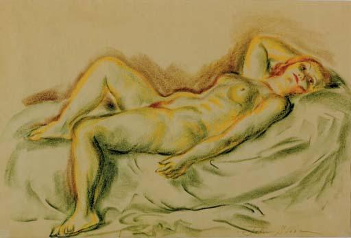 Reclining Nude — ジョン・フレンチ・スローン