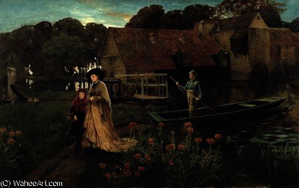 Goring Mill And Weir — Charles Napier Hemy