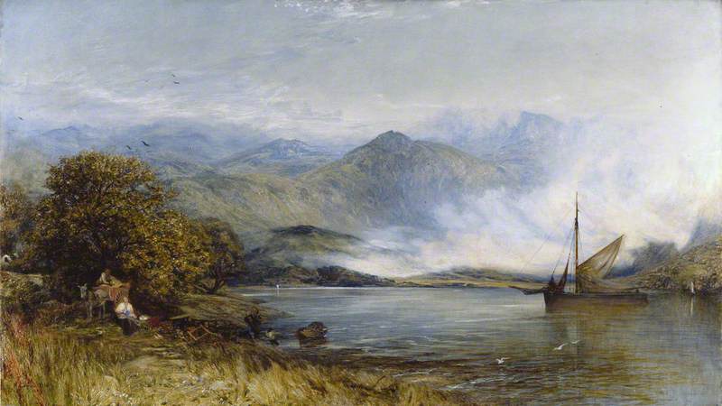 Just Arrived By The Sloop (in The Conway Valley, North Wales) — Henry Clarence Whaite