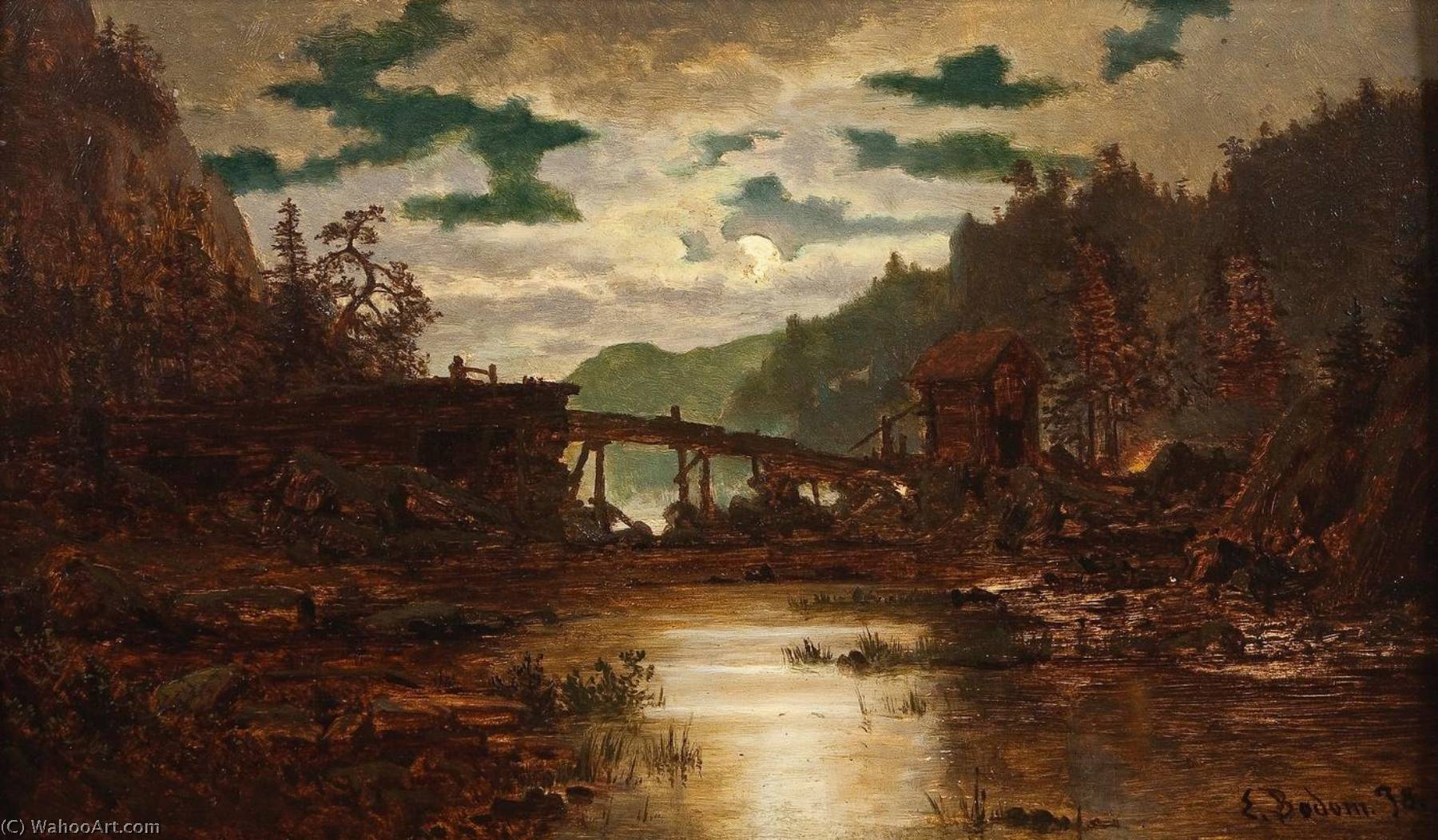 River With Sawmill — Erik Bodom