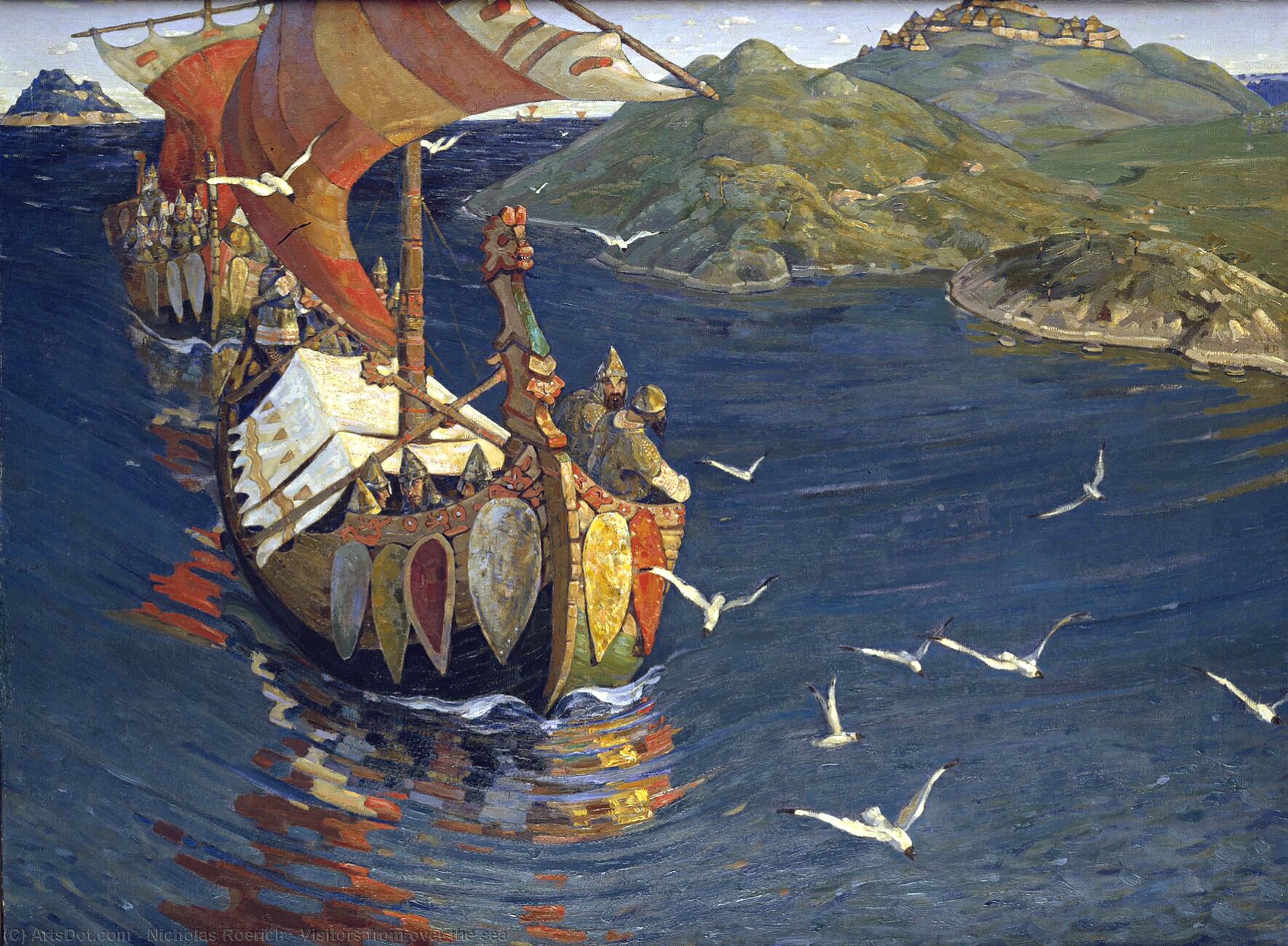 Visitors From Over The Sea — Nicholas Roerich