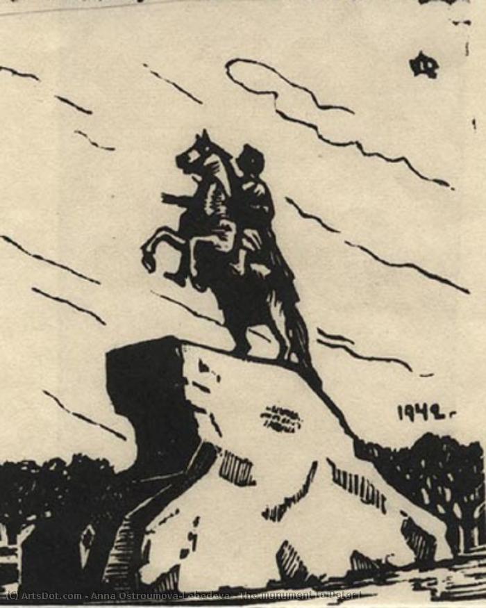 The Monument To Peter I — Anna Ostroumova-lebedeva