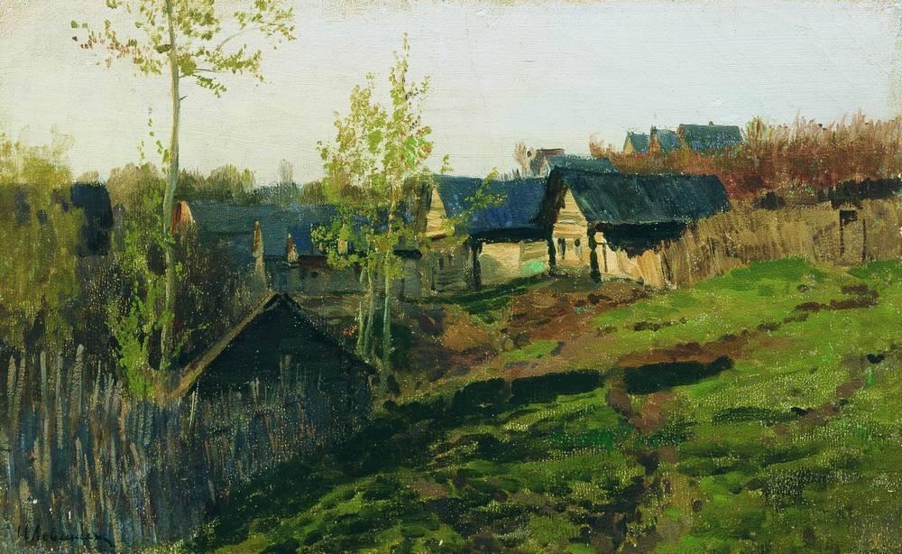 Isbas Lighted By Sun — Isaak Ilyich Levitan