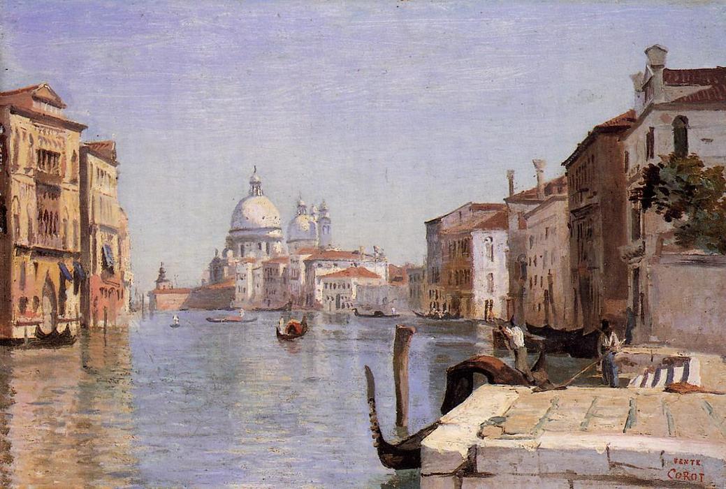 Venice - View Of Campo Della Carita From The Dome Of The Salute — Jean-baptiste-camille Corot