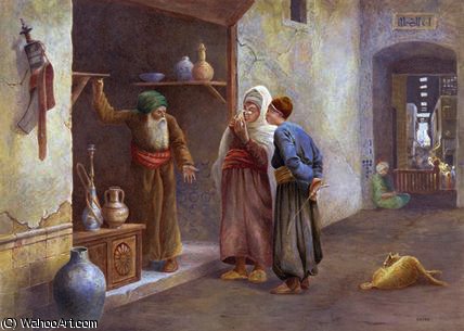 Arab Traders, Cairo — Charles Robertson