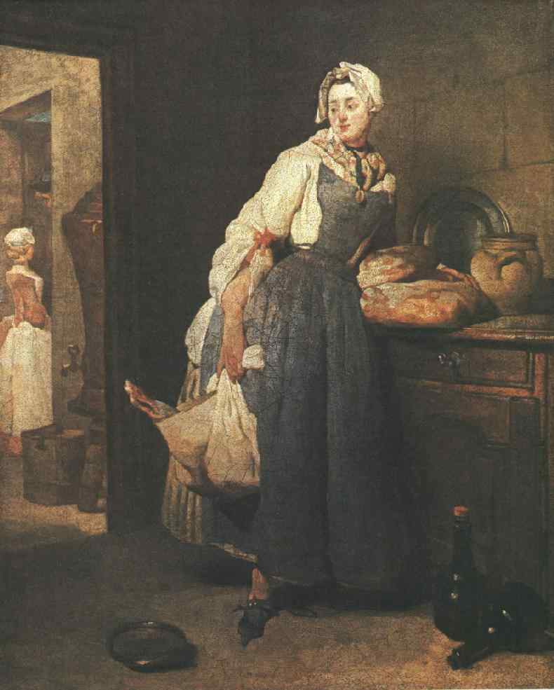 Return From The Market — Jean-baptiste-siméon Chardin