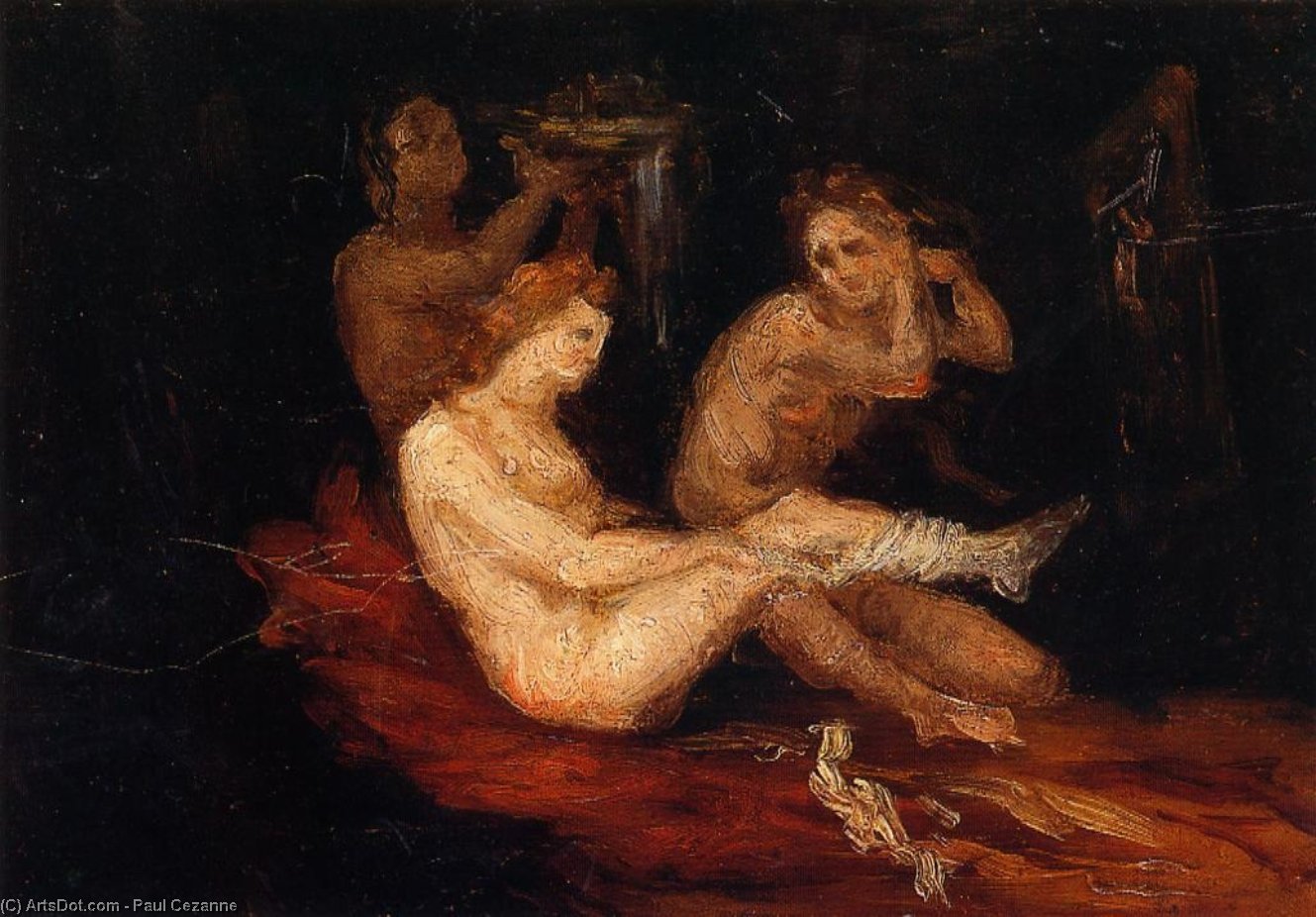 Mujeres Vestidas — Paul Cézanne