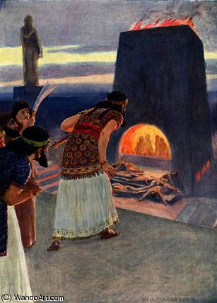 The Fiery Furnace — William Henry Margetson