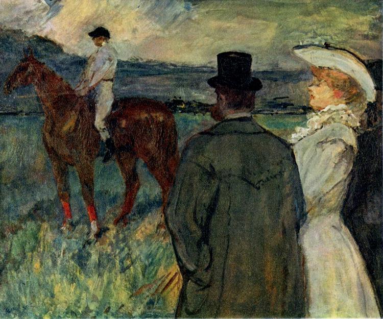 At The Races — Henri De Toulouse-lautrec
