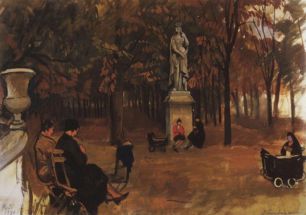 Paris. Luxembourg Gardens — Zinaida Serebriakova