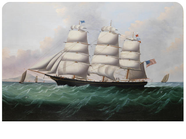 A Three Masted American Clipper — Уильям Г. Йорк