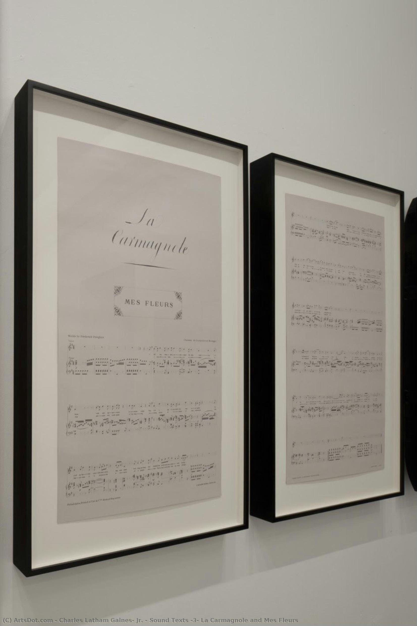 Sound Texts #3: La Carmagnole And Mes Fleurs — Charles Latham Gaines, Jr.