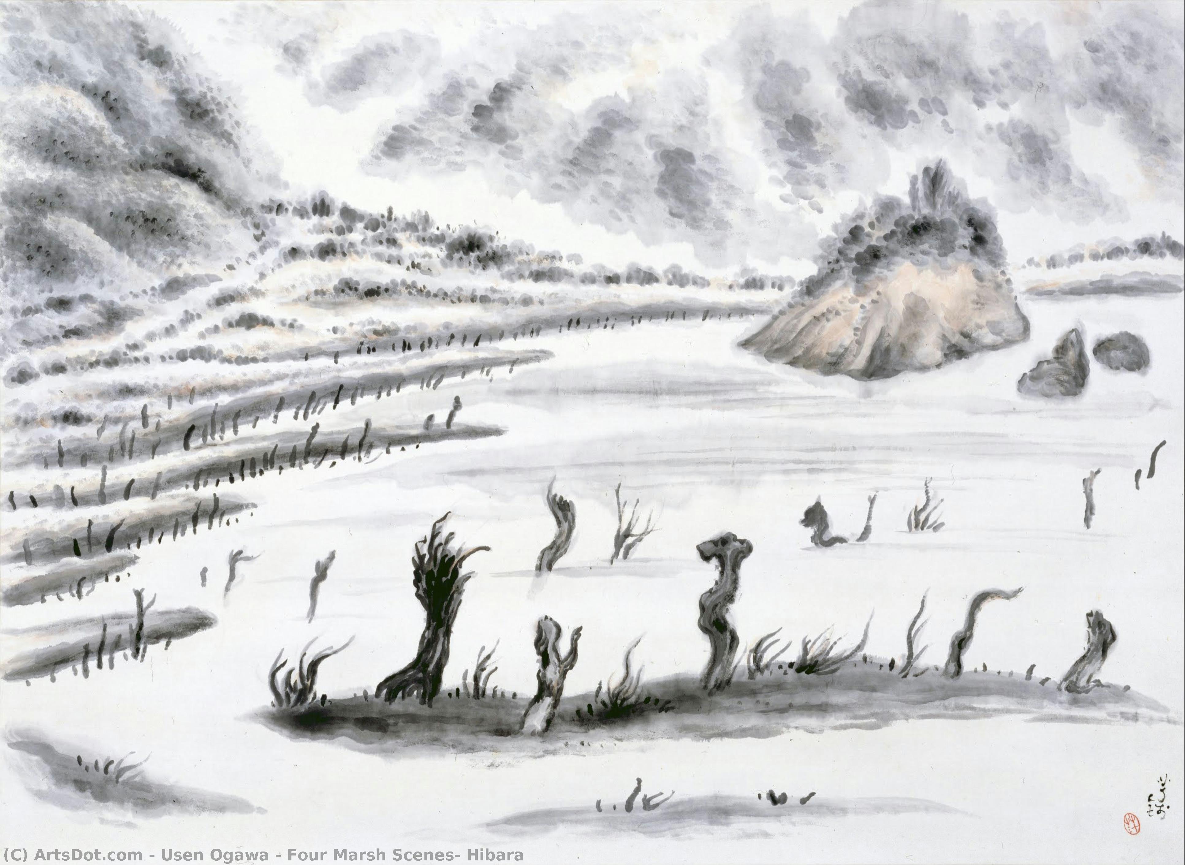 Four Marsh Scenes: Hibara — Usen Ogawa