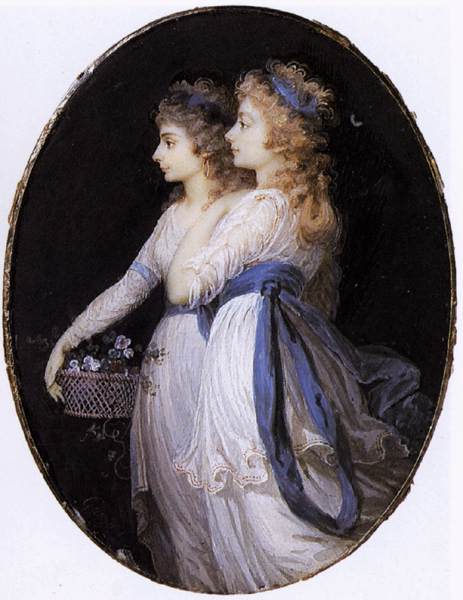 Georgiana, Duchess Of Devonshire, With Lady Elizabeth Foster — Jean Urbain Guérin
