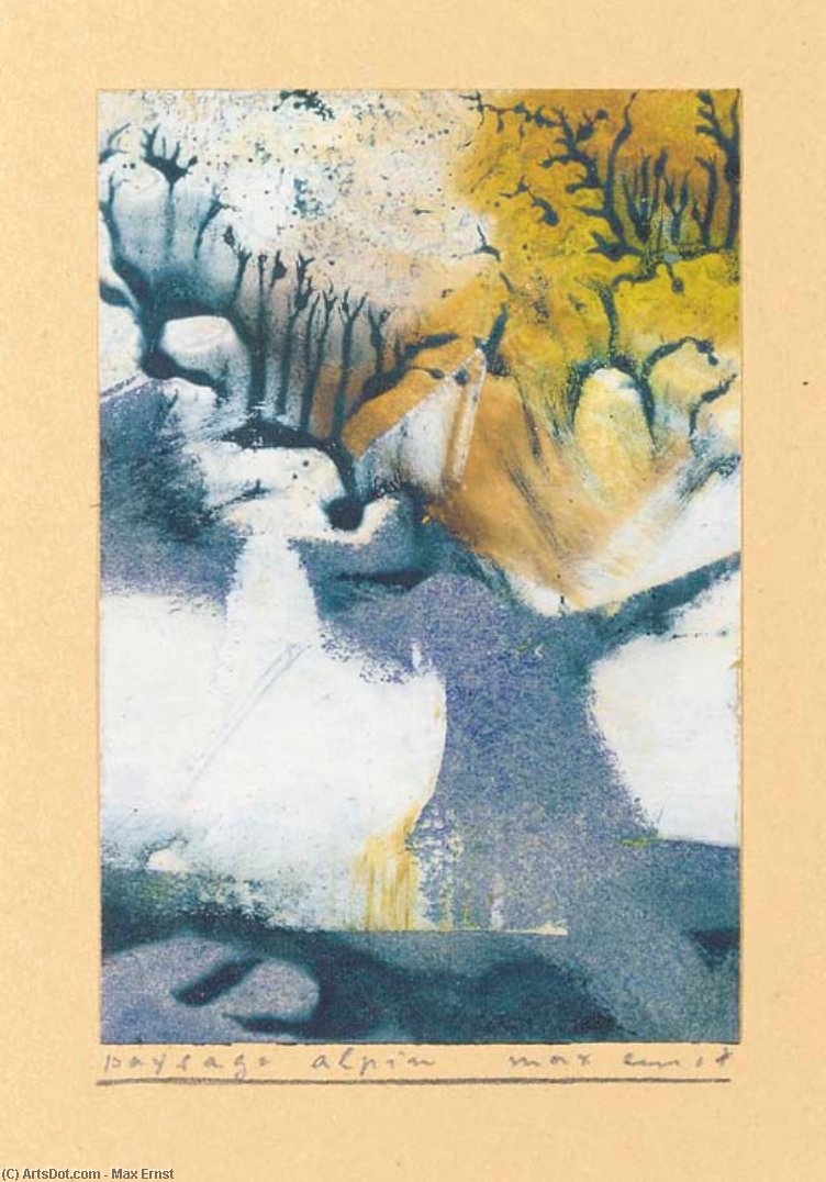 Paysage Alpin — Max Ernst