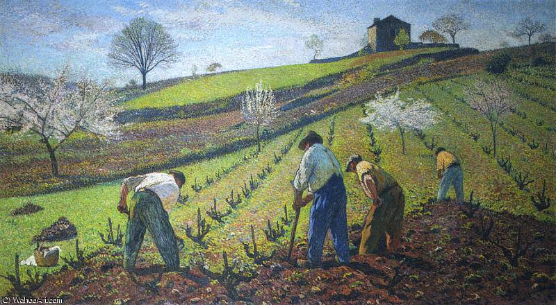 Cultivation Of The Vines — Henri Jean Guillaume Martin