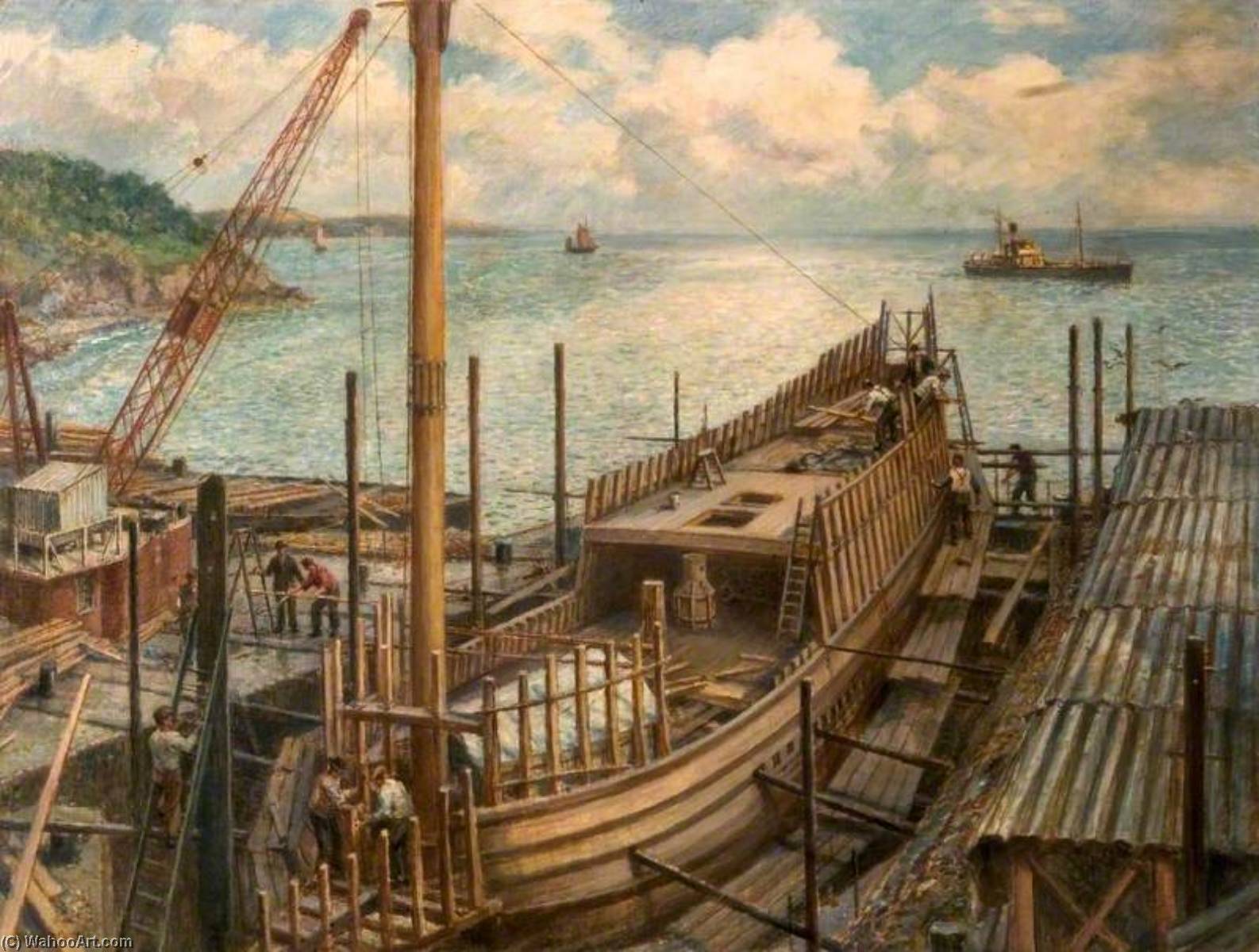The Building Of 'mayflower Ii', Brixham, Devon — Bernard Finnigan Gribble