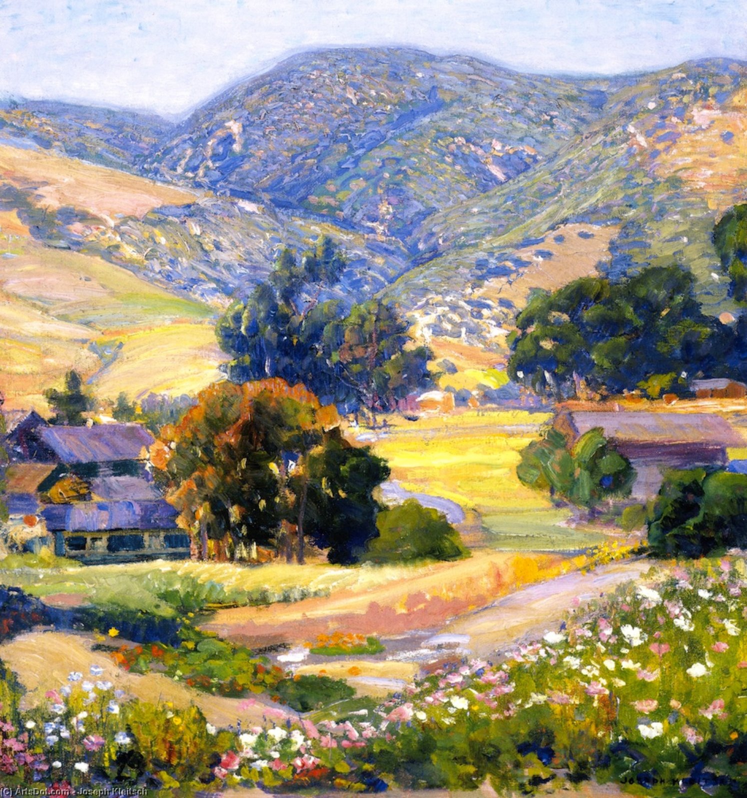 The Jeweled Hills — Joseph Kleitsch