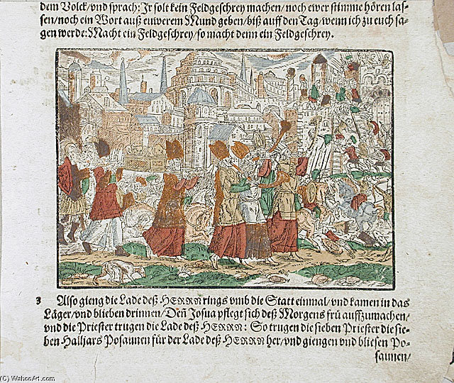 The Priests Carry The Ark Of The Covenant — Jost Amman