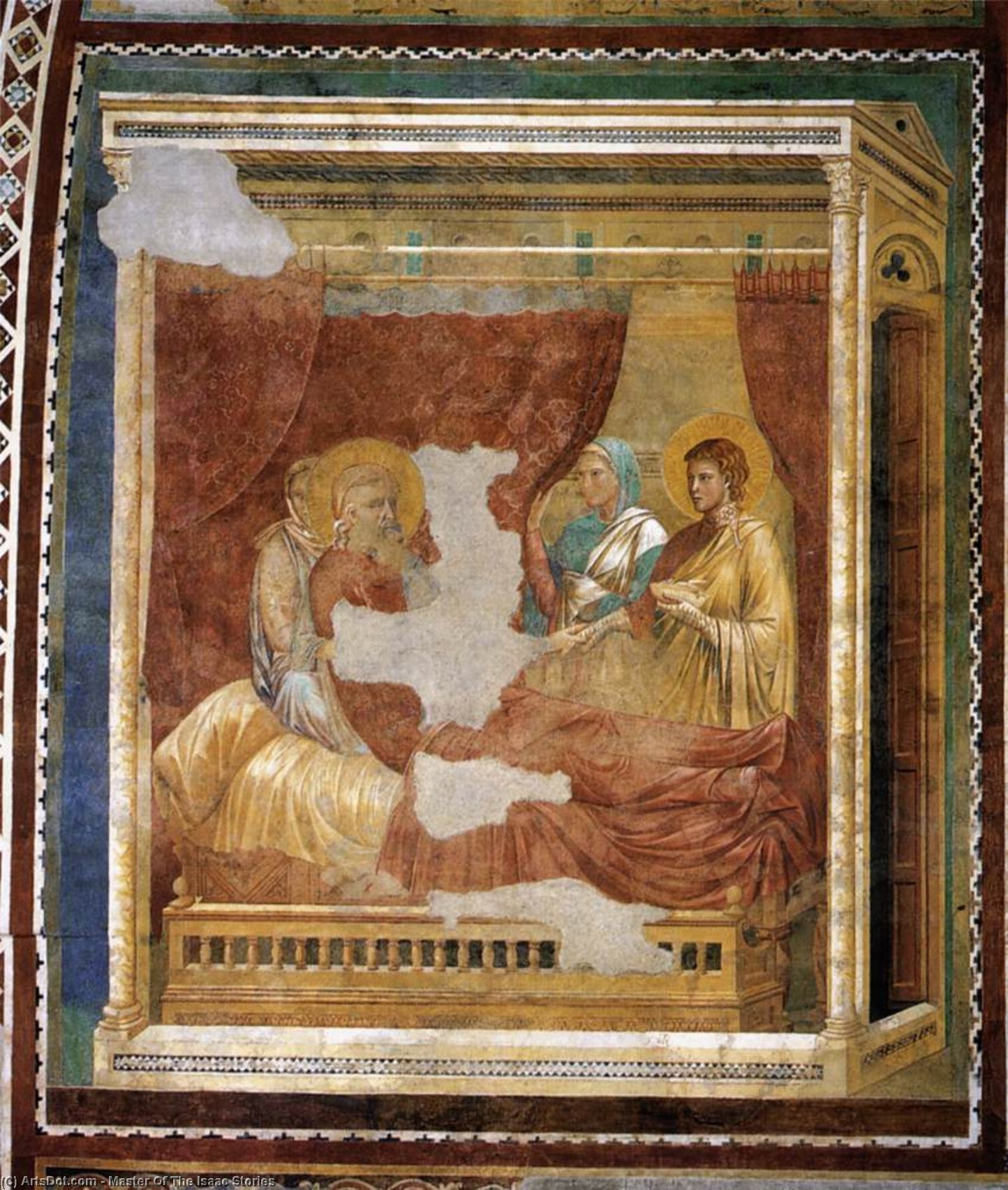 Scenes From The Old Testament: Isaac Blessing Jacob — Master Of The Isaac Stories