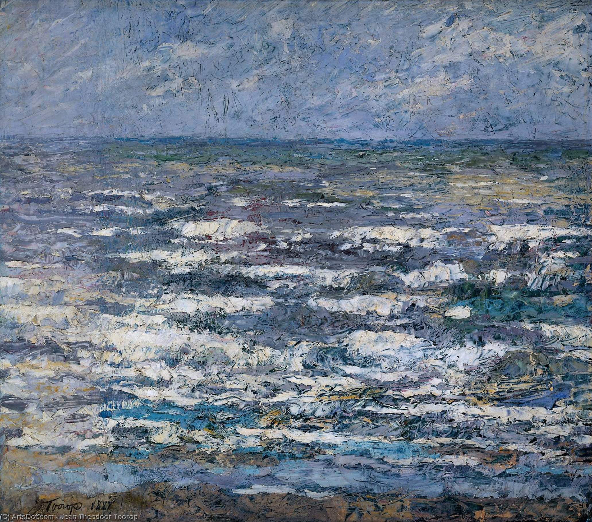 The Sea At Katwijk — Jean Theodoor Toorop